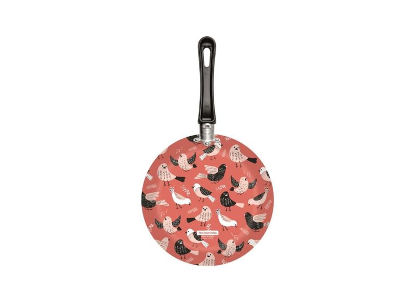 Frigideira Tramontina Plotter em Alumínio Estampa Pássaros Ø 24cm
