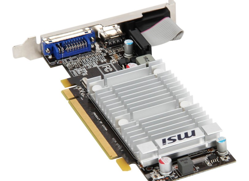 Placa de Video ATI Radeon HD 5450 1 GB DDR3 64 Bits MSI R5450-MD1GD3H/LP