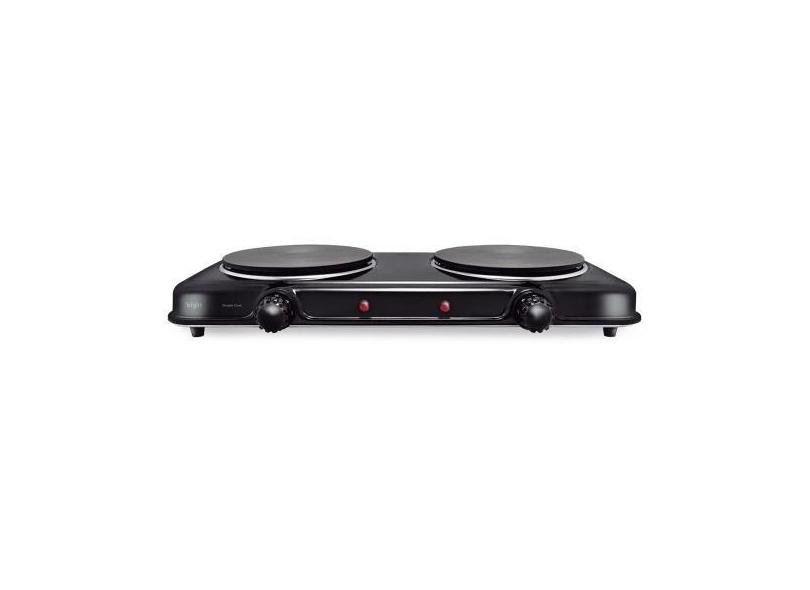 Cooktop Elgin Portátil Elétrico 2 bocas Preto, 110V