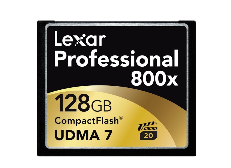 Cartão de Memória Compact Flash Lexar Professional 128 GB LCF128CRBNA800