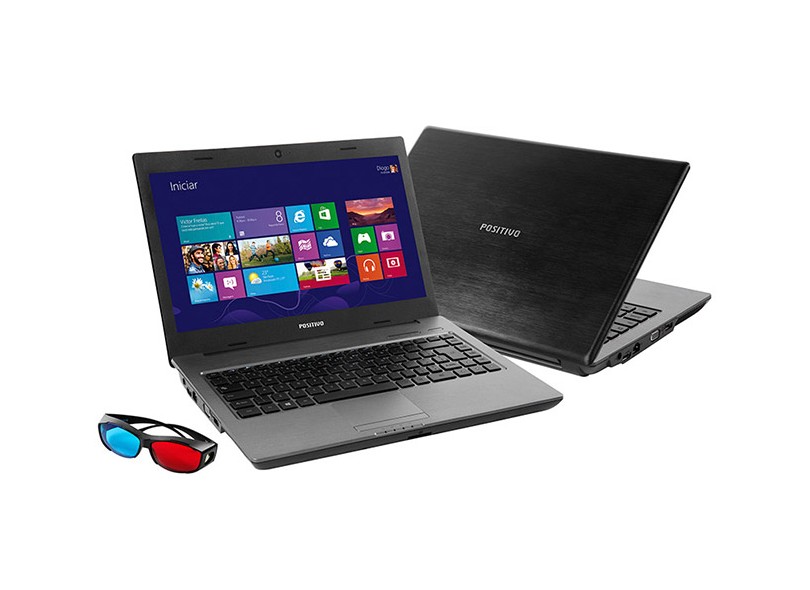 Notebook Positivo Premium Intel Core i3 2310M 2ª Geração 6 GB 500 GB LED 14" Windows 8 S5050