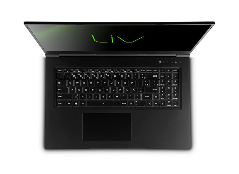 Notebook Avell Intel Core i7 10750H 10ª Geração 16GB de RAM SSD 500 GB 17,3" Full HD GeForce RTX 2070 Super Windows 10 C65 LIV