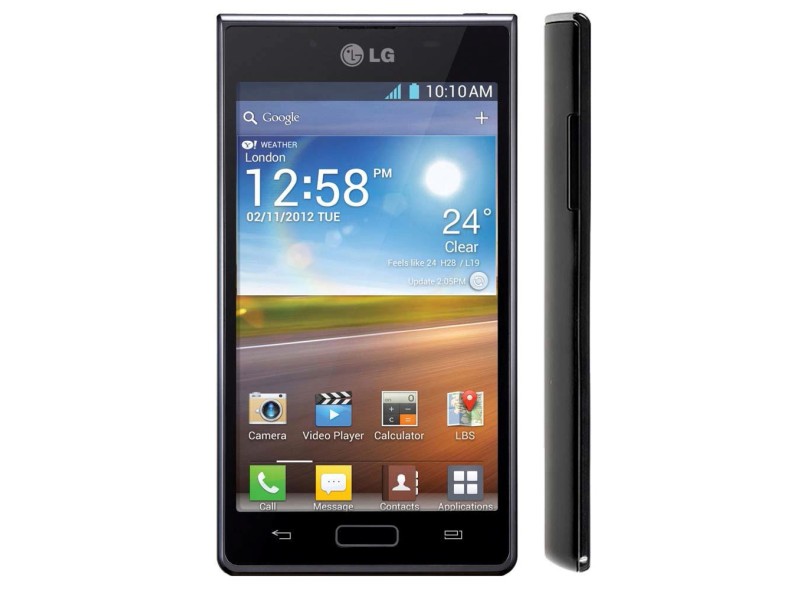 Smartphone LG Optimus L7 P705 Câmera 5,0 MP 4GB Android 4.0 (Ice Cream Sandwich) 3G Wi-Fi