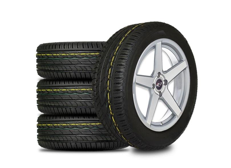 Jogo 4 Pneus 195/60 R16 Remoldado Linha Premium