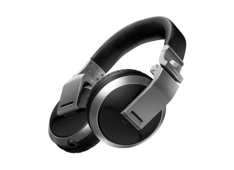 Fone de Ouvido Pioneer DJ HDJ-X5 com Fio Prata