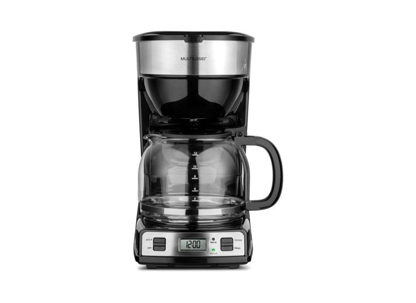 Cafeteira Digital Elétrica 32 Xícaras Jarra de Vidro c/ Colher Dosadora 127v Multilaser - BE031