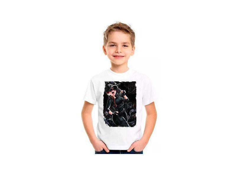 Camiseta Games Rainbow Six Siege Ash Camisa Adulto Infantil - Vetor Ca ...