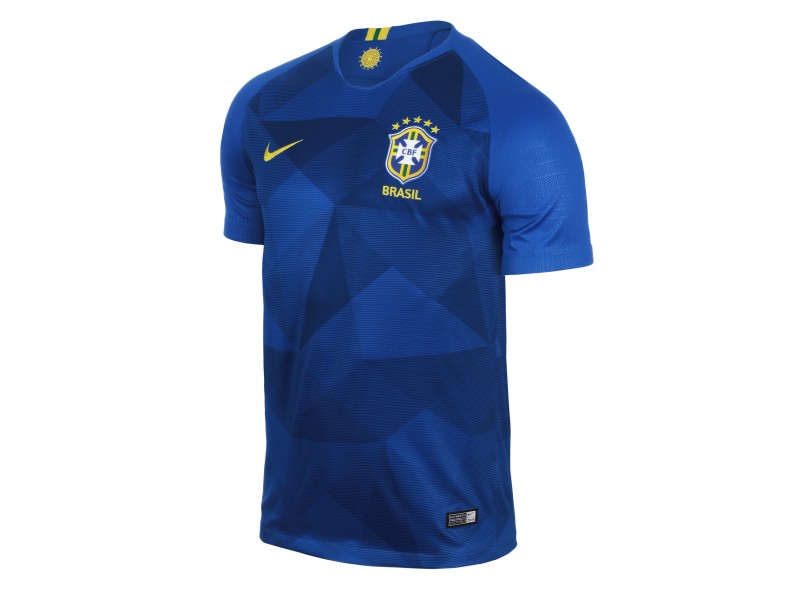 Camisa Torcedor Brasil II 2018/19 sem Número Nike com o Melhor