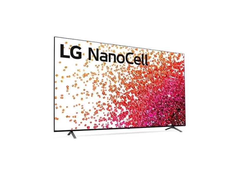 Smart TV TV Nano Cristal 75" LG ThinQ AI 4K HDR 75NANO75SPA 3 HDMI