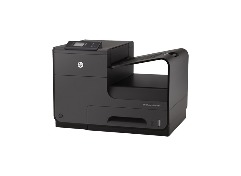 Impressora HP Officejet Pro X451DW Jato de Tinta Colorida USB Sem Fio