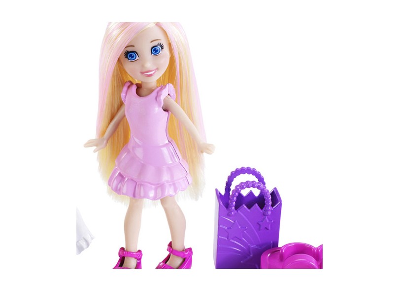 Boneca Polly Acessórios Fashion Color Change Mattel