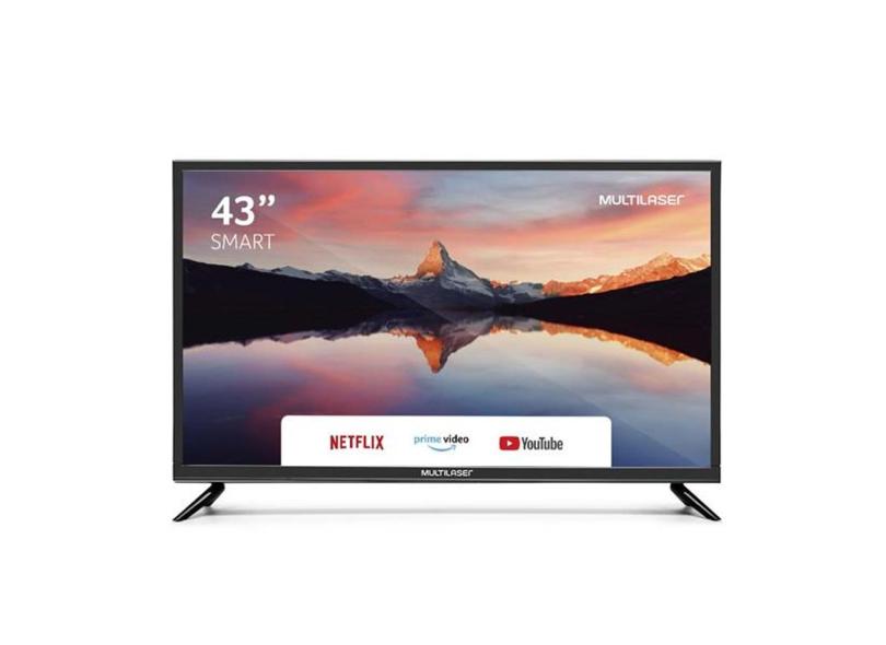Smart TV TV LED 43 " Multilaser Full TL015 3 HDMI