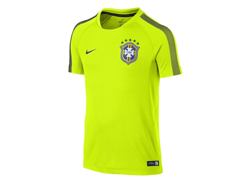 Camisa Treino Brasil Pre Match Infantil 2014 Nike com o Melhor Preço é no  Zoom