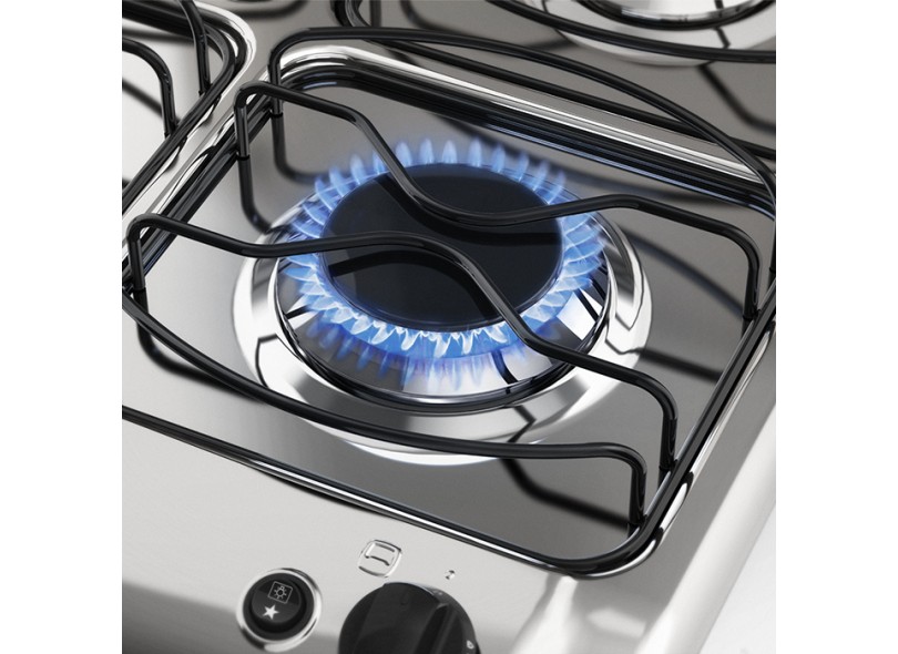 Fogão de Piso Electrolux 4 Bocas Acabamento Inox 52SXL