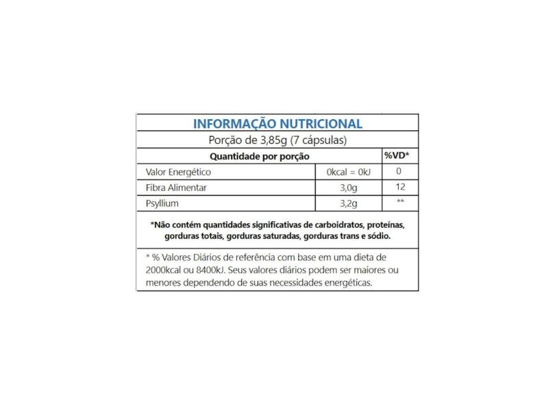 Psylliumax Psyllium Emagrecimento 60 Cápsulas 550mg Em Promoção é No ...