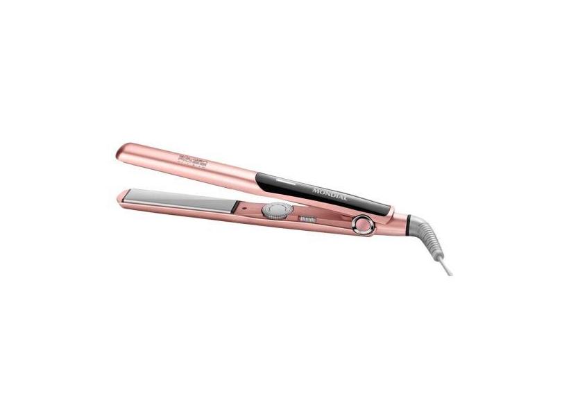 Prancha para Cabelo Mondial P-20 (Bi-Volt), Rose, Bivolt