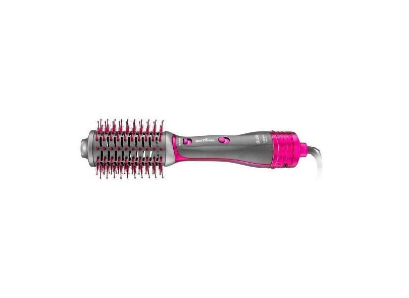 Escova Secadora Alisadora Modeladora Britânia Bivolt Bes26sr Cinza Ros
