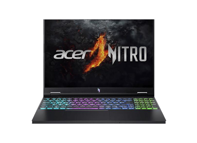 Notebook Gamer Acer Nitro 16 Intel Core i7 14700HX RTX 4060 16" 32GB SSD 512GB Windows 11 AN16-73-772B