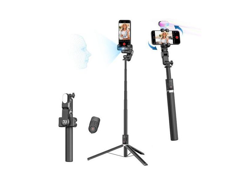 Tripé de rastreamento facial automático AOCHUAN M2Pro para iPhone e An