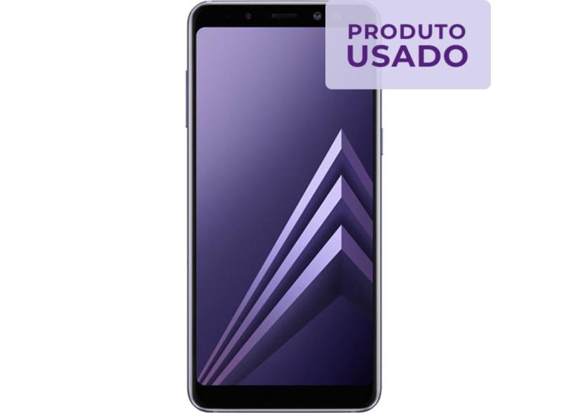 Smartphone Samsung Galaxy A8 Plus Usado 64GB 16.0 MP 2 Chips Android 7.1 (Nougat) 4G Wi-Fi