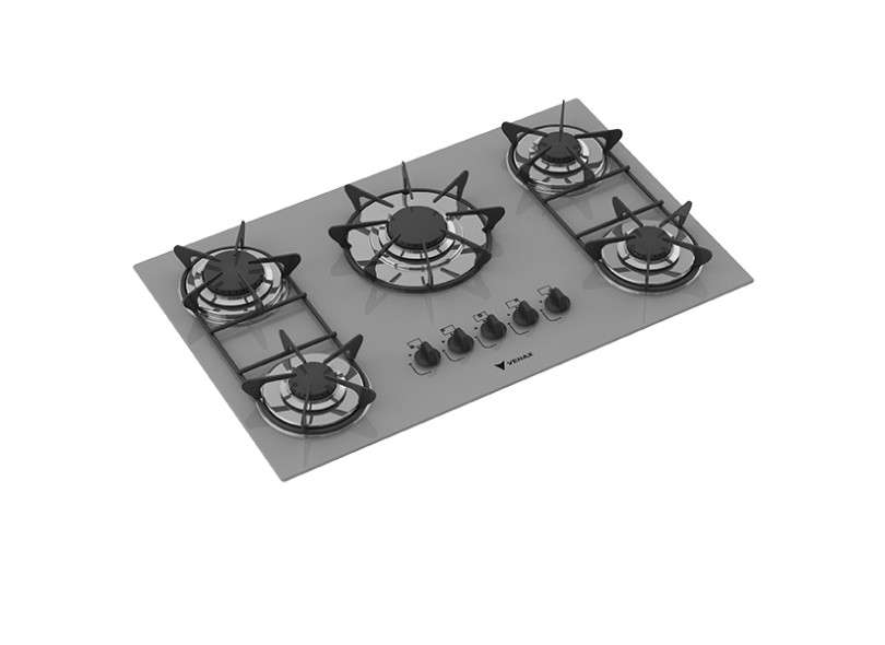 Cooktop Venax 5 Bocas Acendimento Automático Sognare 5
