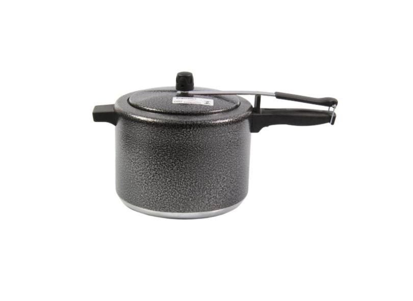 Panela De Pressão 7,0 Litros Preto Craquelado Alusol