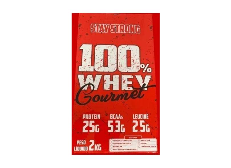 Whey 100% Stay Strong Gourmet - 2Kg - Strong Nutrition