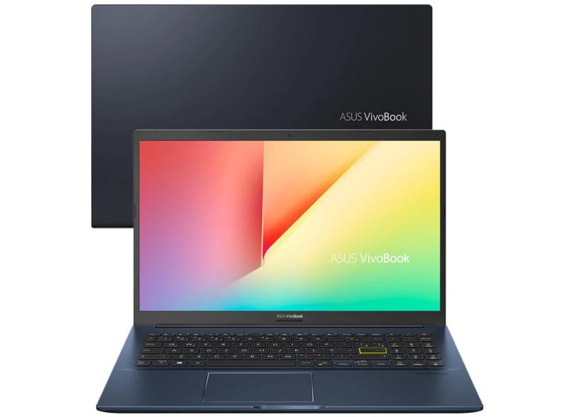 Notebook Asus VivoBook Intel Core i7 1165G7 11ª Geração 8.0 GB de RAM 256.0 GB 15.6 " Full GeForce MX330 Endless OS X513EP-EJ232