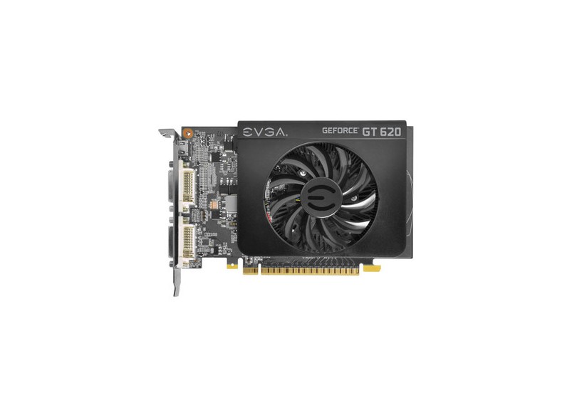 Placa de Video NVIDIA GeForce T 620 1 GB DDR3 64 Bits EVGA 01G-P3-2621-KR