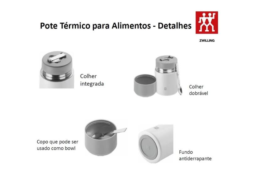 ZWILLING Infusore Termico Per Tè E Frutta – Acciaio Inox 18/10 – 402,6 G – Doppia Parete – Colore Argento/Bianco - 5