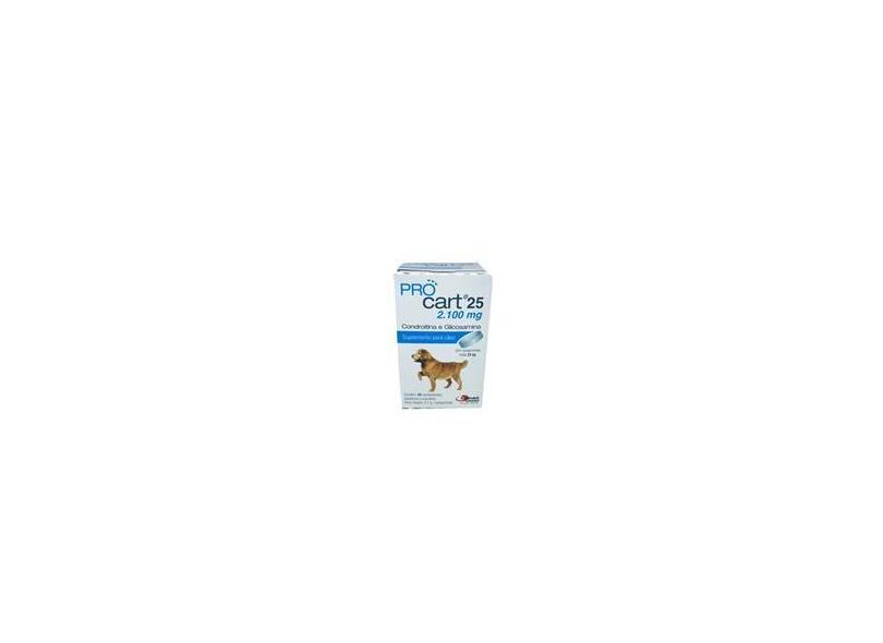Pro Cart 25 Suplemento alimentar para cães 60 comprimidos em Promoção é ...
