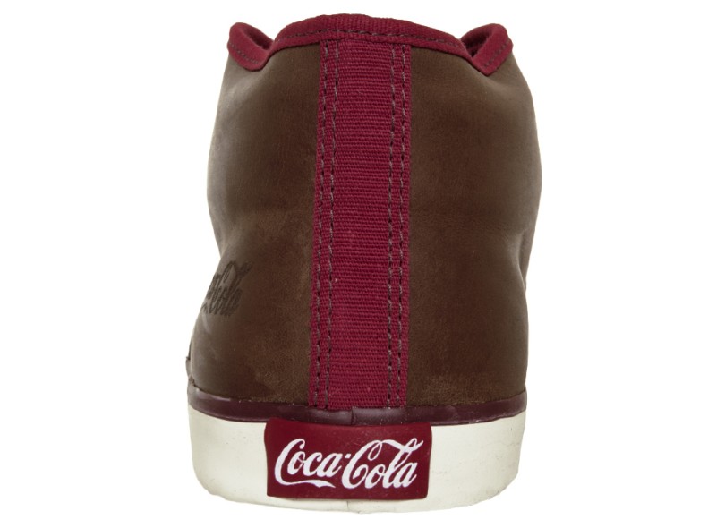 Tênis Coca-Cola Masculino Casual Style Leather