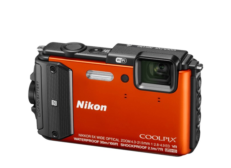 Câmera Digital Nikon Coolpix 16 MP Full HD AW130