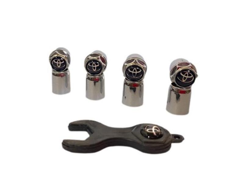 Bico De Pneu Cromado Tampa Pino Roda Válvula Antifurto Várias Montador