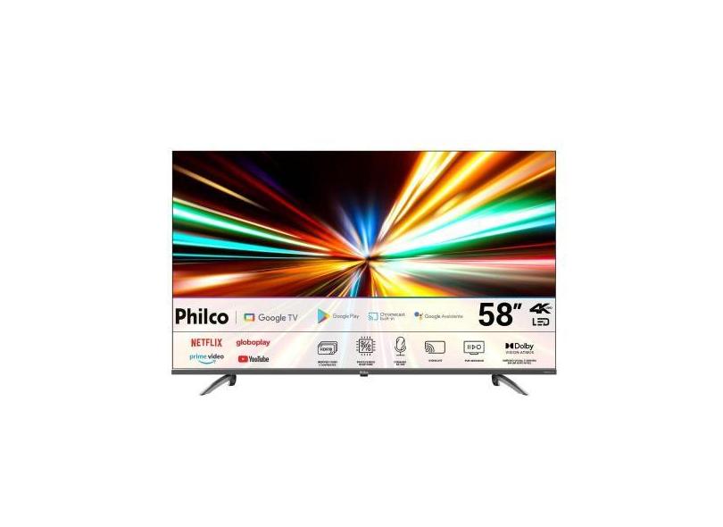 Smart TV LED 58" Philco 4K HDR P58KGA