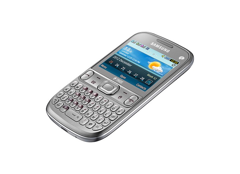 Celular Samsung Ch@t 333 Trios GT-S3333 Câmera 2 MP Desbloqueado 3 Chips