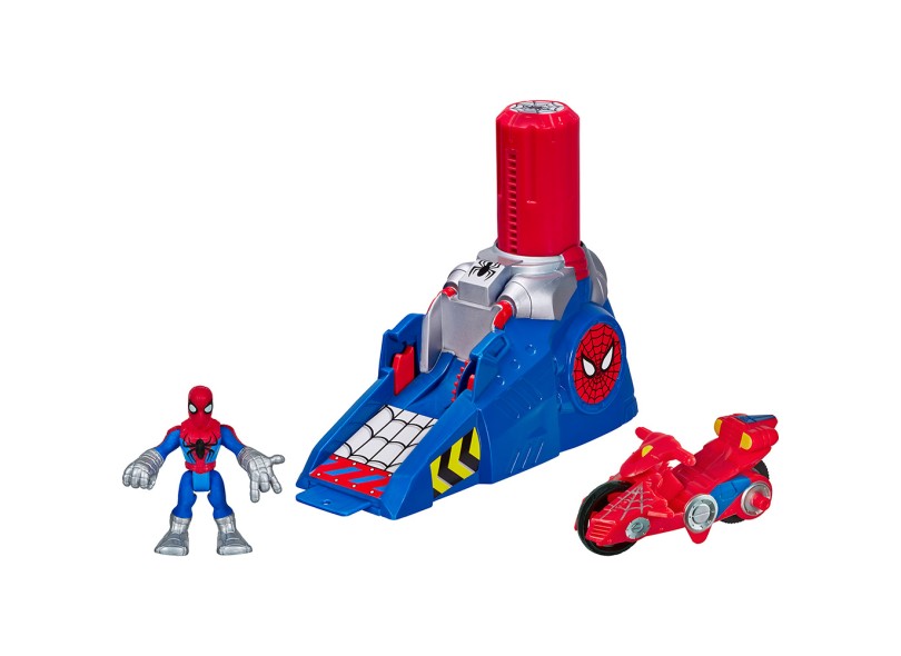 Boneco Homem Aranha Super Hero Lançador A7686/A7685 - Hasbro