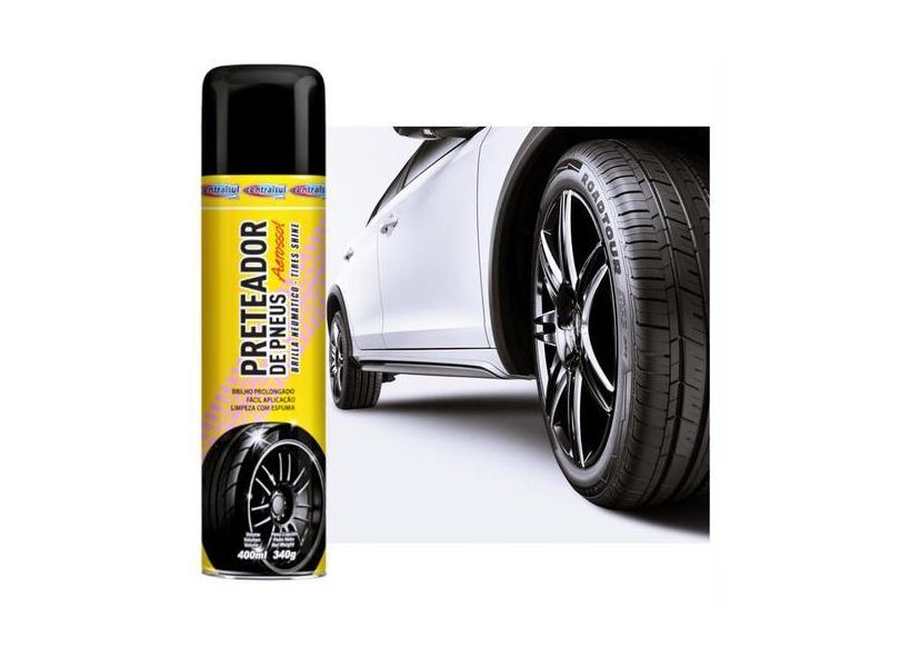Preteador de pneus spray aerossol brilho prolongado - CENTRALSUL, Spra