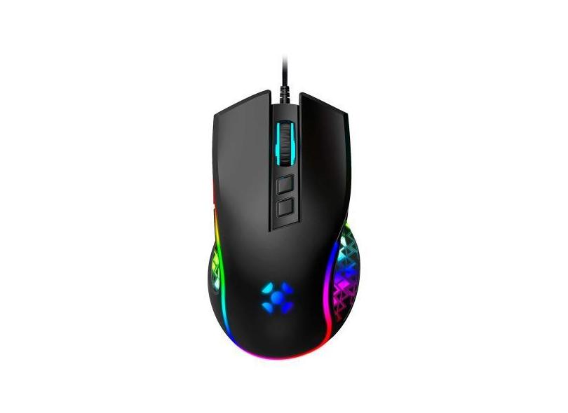 Mouse Gamer RGB VICKERS 8000 DPI 6 Botões Fortrek