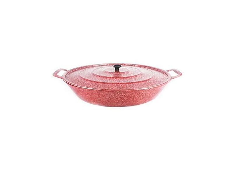 Frigideira Panela Alça De Alumínio Fundido Craqueada 26cm