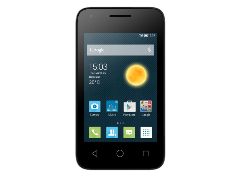 Smartphone Alcatel Pixi 3 4009A 4GB Android 4.4 (Kit Kat) 3G Wi-Fi