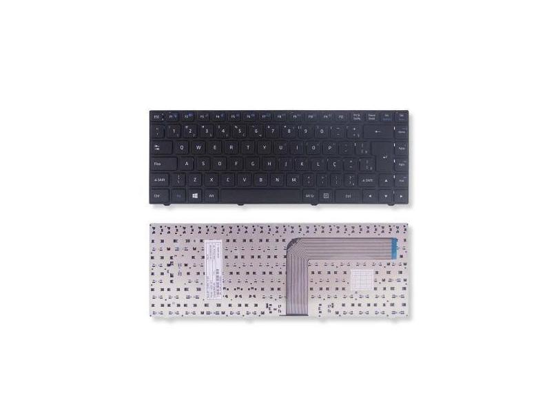 Teclado para Notebook bringIT compatível com Positivo SIM 1060m ABNT2,