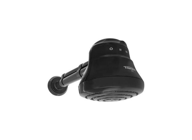 Chuveiro Elétrico Fame Ducha Faminho 4T 4215 Preto Com Cano 4T 6800W 2