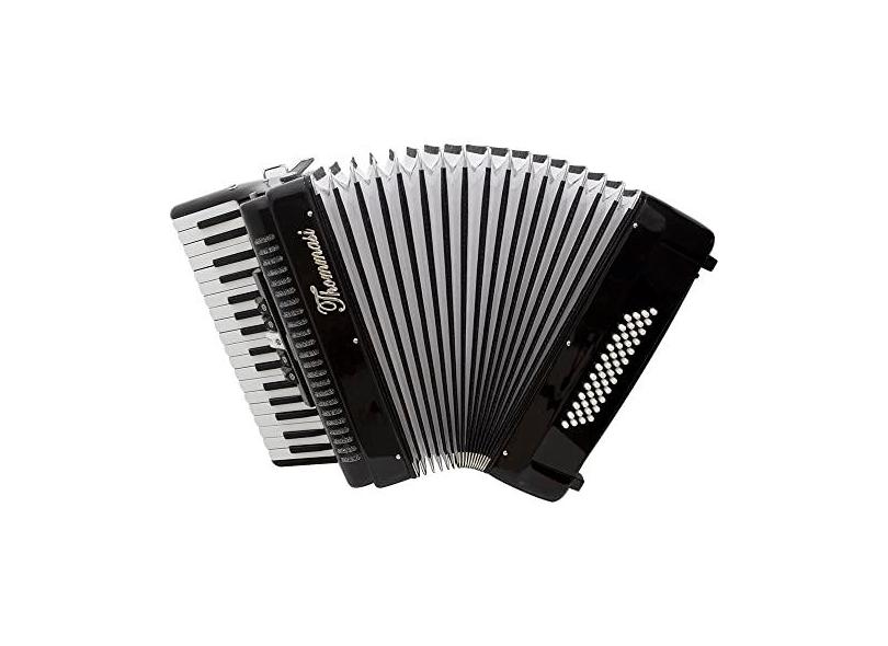 Acordeon 48 Baixos 34 Teclas TA 4805 Preto Thommasi