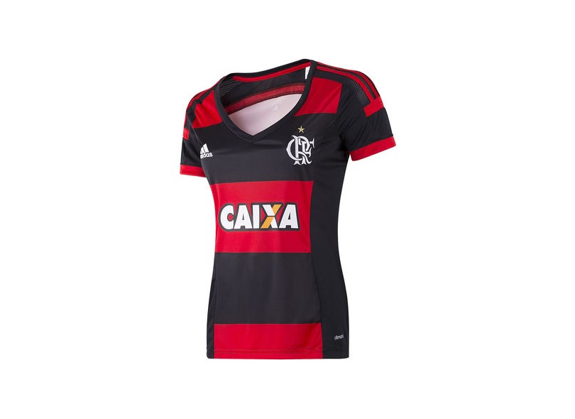 Camisa Jogo Flamengo I 2014 Feminina s/nº Adidas