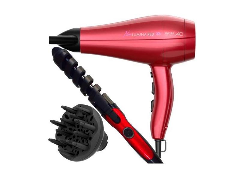 Secador De Cabelo Gama Italy 2200W Profissional Salão Ar Quente Frio R