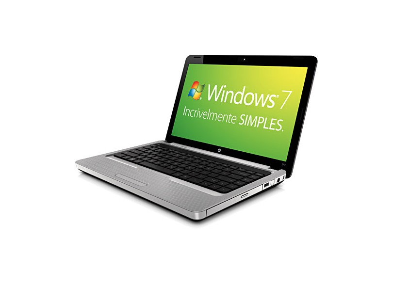 Notebook HP G42-245br c/ Intel® Pentium Dual Core T4500 2.3GHz 3GB 320GB DVD-RW Webcam LED 14'' Windows 7 Premium