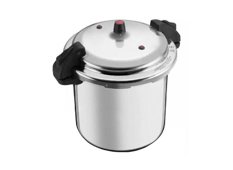 Panela De Pressao Aluminio Polido Com Fechamento Externo 20 Litros Ppf