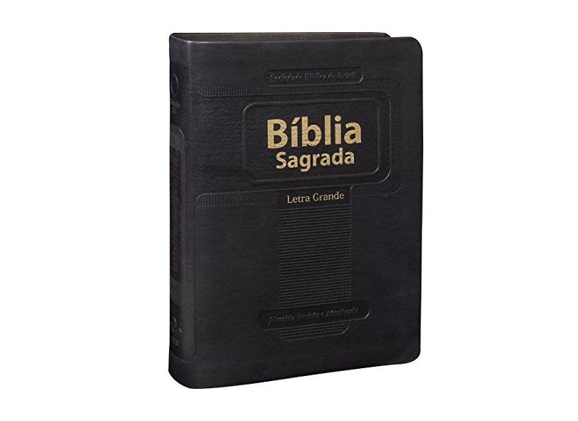 Bíblia Sagrada - Revista e Atualizada com Letra Grande - Sbb - Sociedade Biblica Do Brasil - 7898521806651