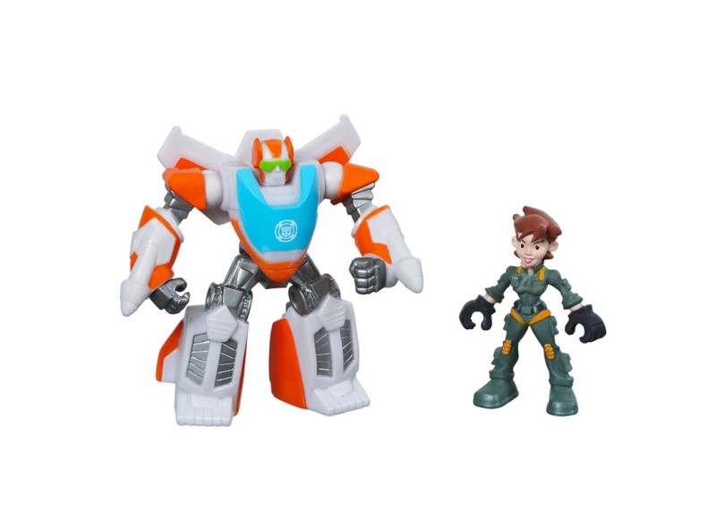 Boneco Transformers Rescue Bots Blades The Flight Bot e Dani Burns A0672 - Hasbro